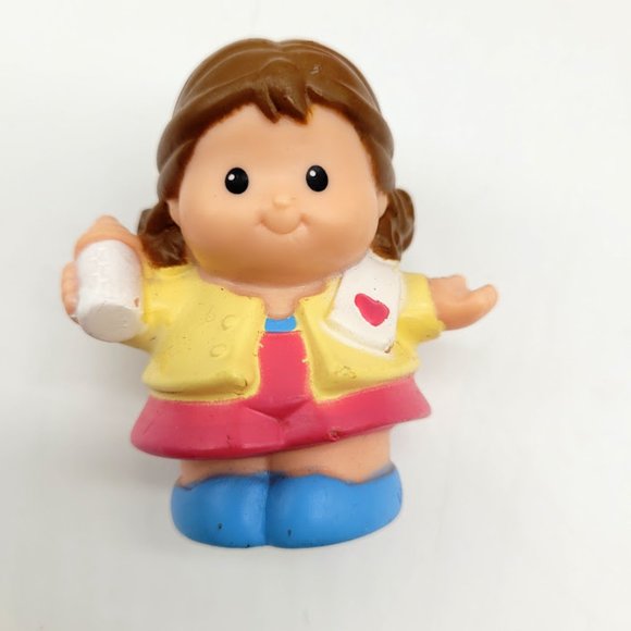 LOT OF 8 LITTLE PEOPLE Fisher Price Boys Girls Blonde Brunette Play Club Team - Picture 11 of 15